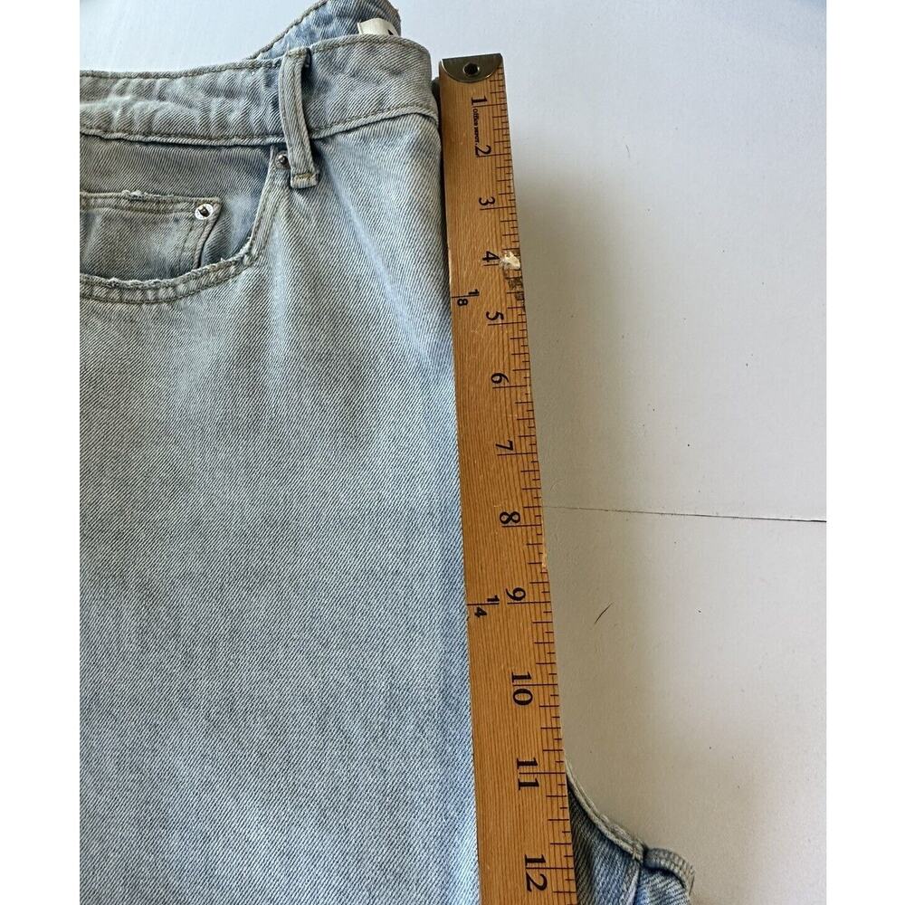 Lovers And Friends Jeans Women 30 Blue Reece High Rise Rigid Slim Straight Denim - Picture 13 of 15